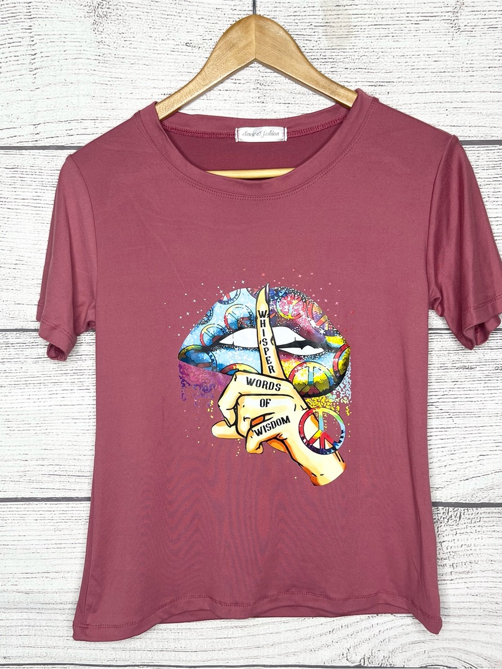 The Beatles - Let it Be - Whisper Words of Wisdom -Graphic T-Shit Size S/M Small